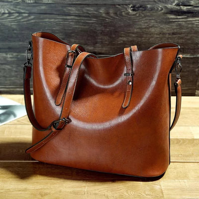 NICOLE™ | Nádherná vintage kožená taška na rameno