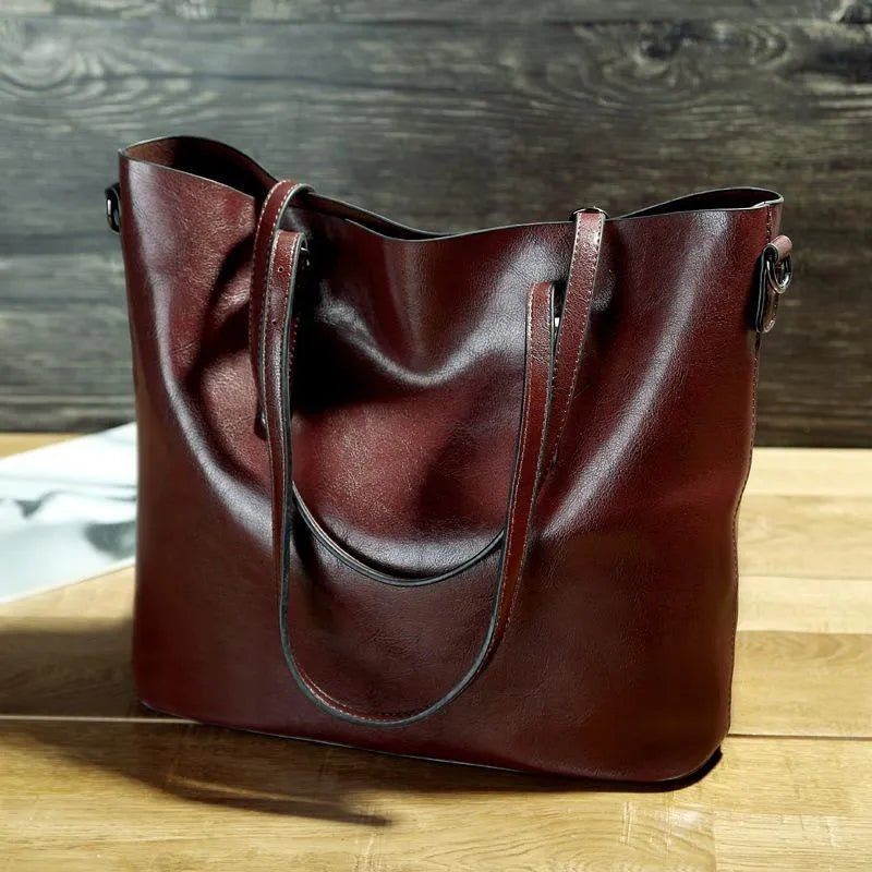 NICOLE™ | Nádherná vintage kožená taška na rameno